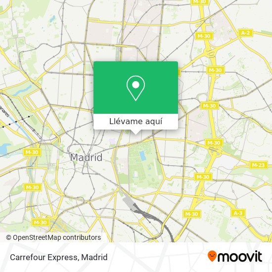 Mapa Carrefour Express