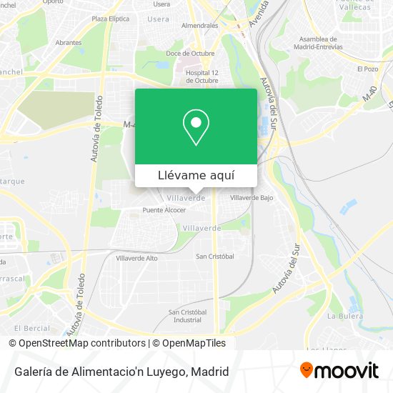 Mapa Galería de Alimentacio'n Luyego
