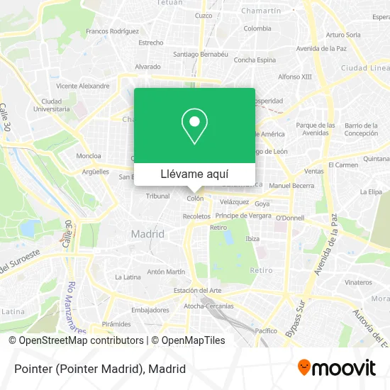 Mapa Pointer (Pointer Madrid)