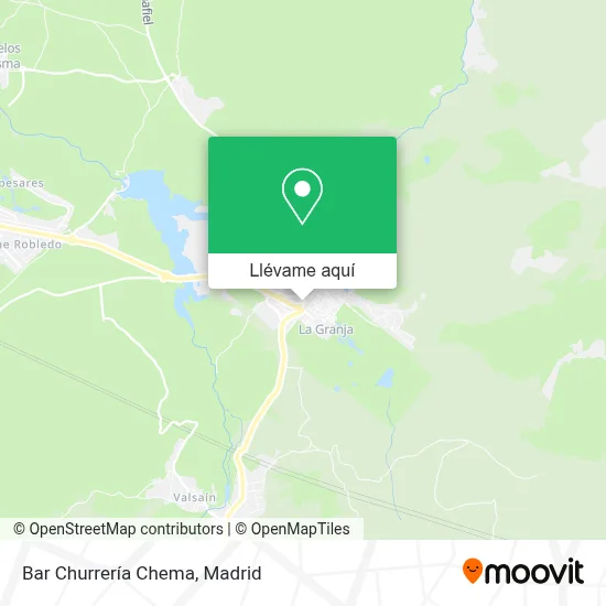 Mapa Bar Churrería Chema