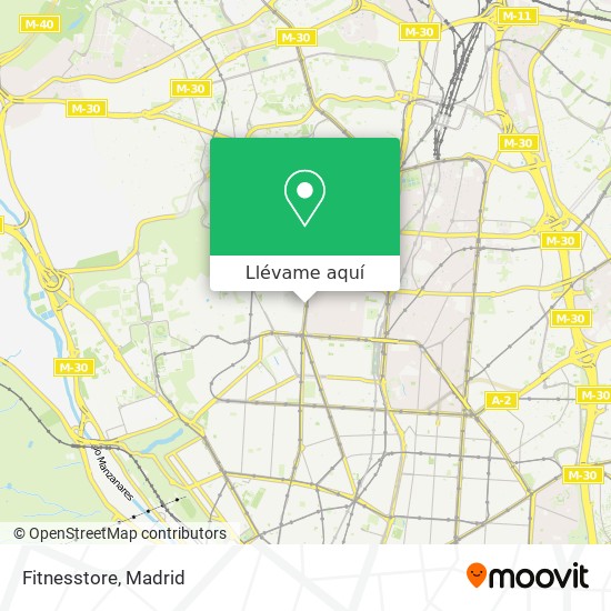 Mapa Fitnesstore