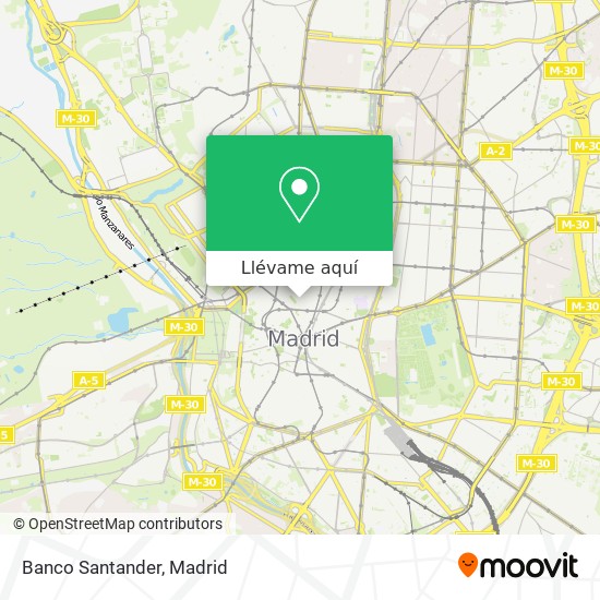 Mapa Banco Santander