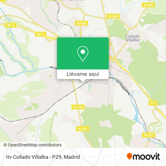 Mapa Itv Collado Villalba - P29