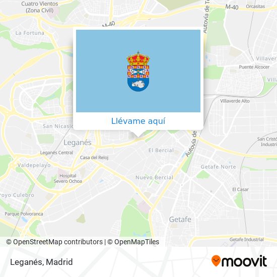 Mapa Leganés