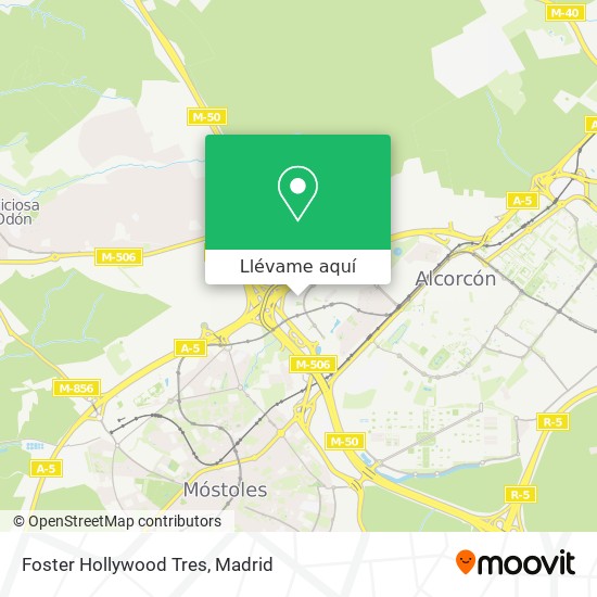 Mapa Foster Hollywood Tres