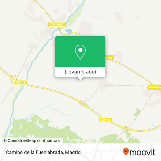 Mapa Camino de la Fuenlabrada