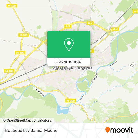 Mapa Boutique Lavidamia