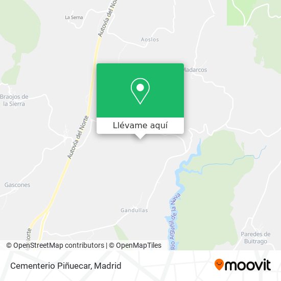 Mapa Cementerio Piñuecar