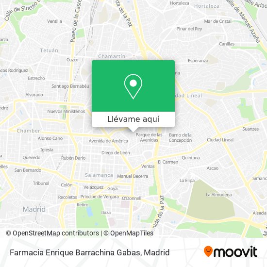 Mapa Farmacia Enrique Barrachina Gabas