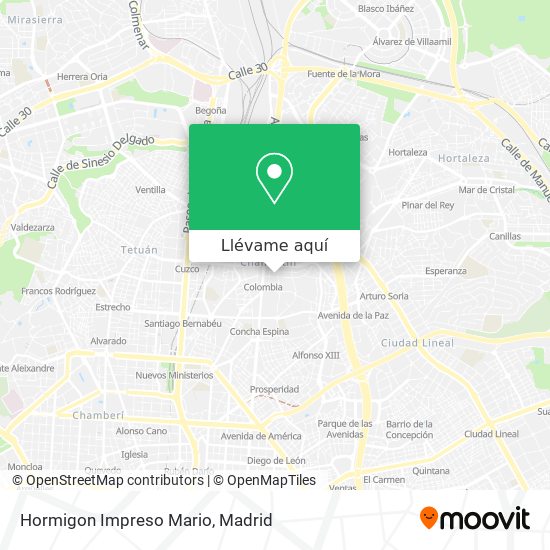 Mapa Hormigon Impreso Mario