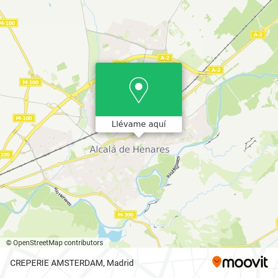 Mapa CREPERIE AMSTERDAM