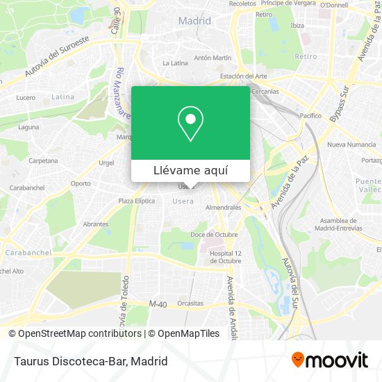 Mapa Taurus Discoteca-Bar