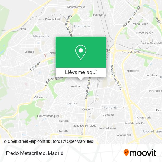 Mapa Fredo Metacrilato