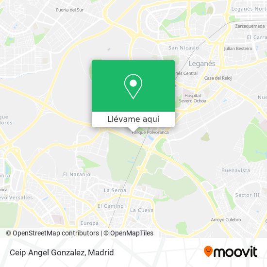 Mapa Ceip Angel Gonzalez