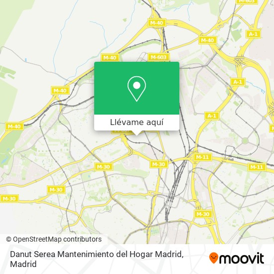 Mapa Danut Serea Mantenimiento del Hogar Madrid