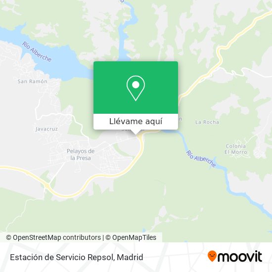 Mapa Estación de Servicio Repsol