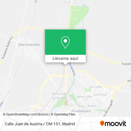 Mapa Calle Juan de Austria / CM-101