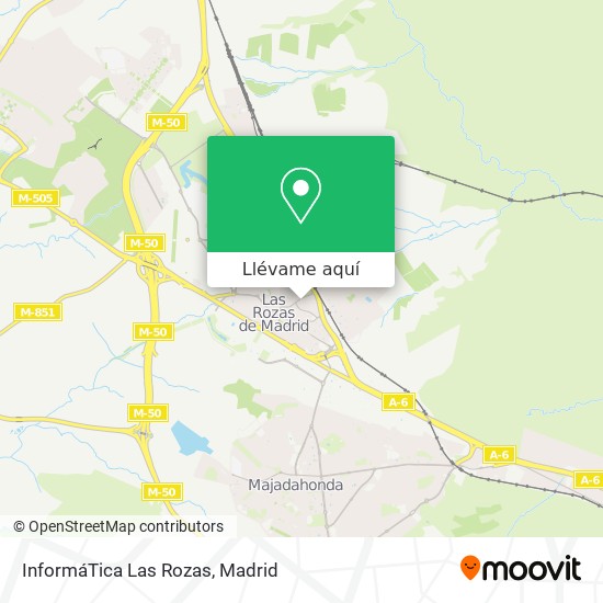 Mapa InformáTica Las Rozas