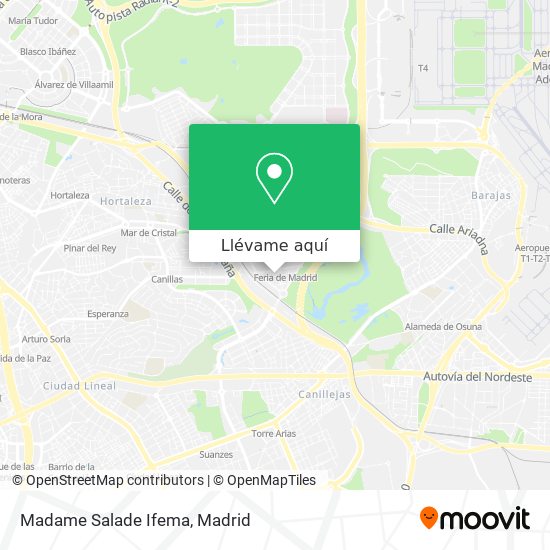 Mapa Madame Salade Ifema