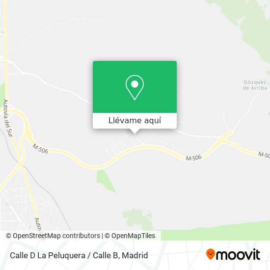 Mapa Calle D La Peluquera / Calle B