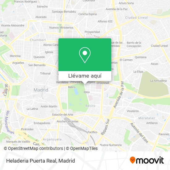 Mapa Heladeria Puerta Real