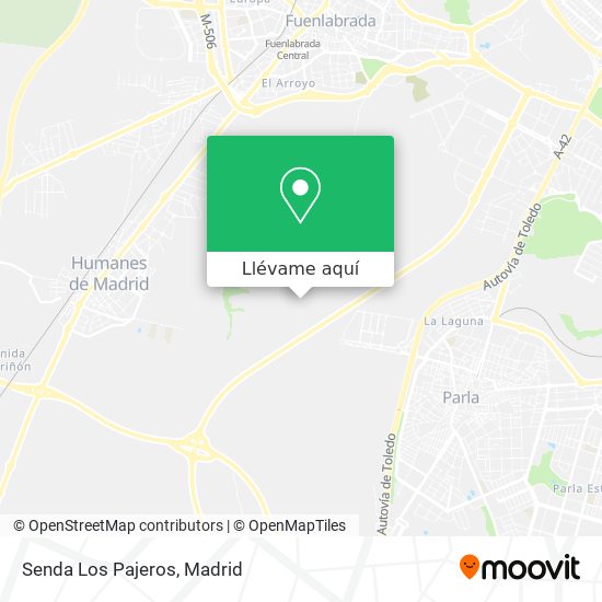 Mapa Senda Los Pajeros