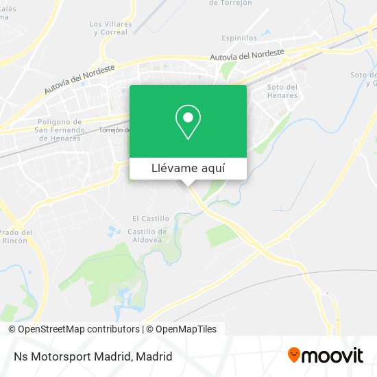 Mapa Ns Motorsport Madrid