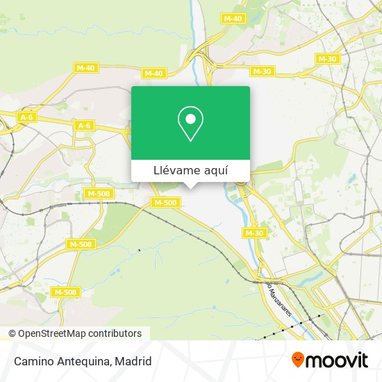 Mapa Camino Antequina