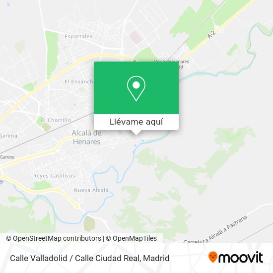 Mapa Calle Valladolid / Calle Ciudad Real