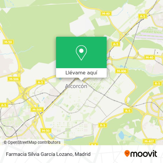 Mapa Farmacia Silvia García Lozano