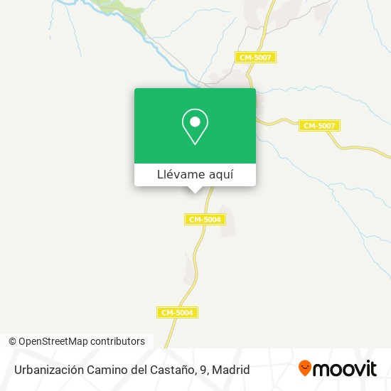 Mapa Urbanización Camino del Castaño, 9