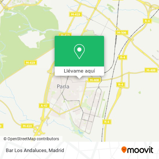 Mapa Bar Los Andaluces