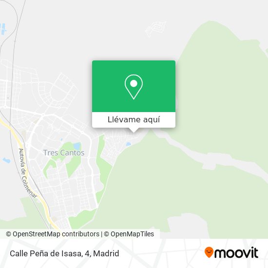 Mapa Calle Peña de Isasa, 4