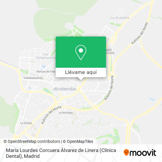 Mapa María Lourdes Corcuera Álvarez de Linera (Clínica Dental)