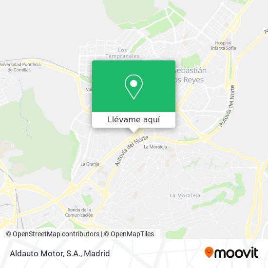 Mapa Aldauto Motor, S.A.