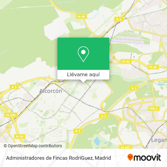 Mapa Administradores de Fincas RodríGuez