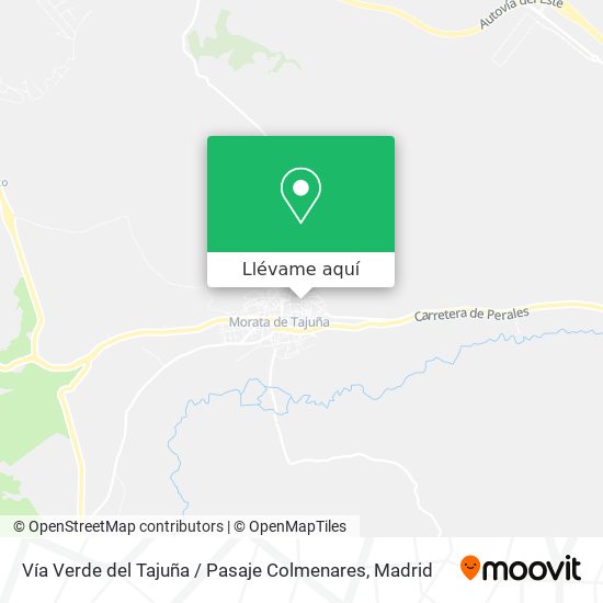 Mapa Vía Verde del Tajuña / Pasaje Colmenares