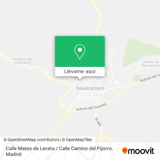 Mapa Calle Mateo de Leceta / Calle Camino del Pijorro