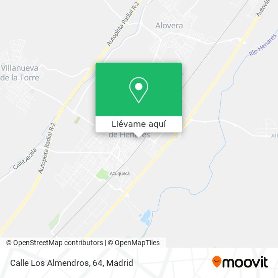 Mapa Calle Los Almendros, 64