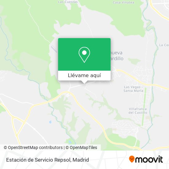 Mapa Estación de Servicio Repsol