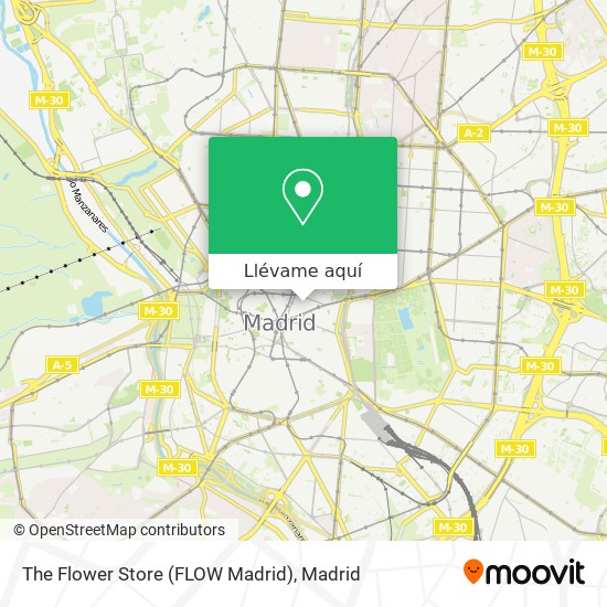 Mapa The Flower Store (FLOW Madrid)