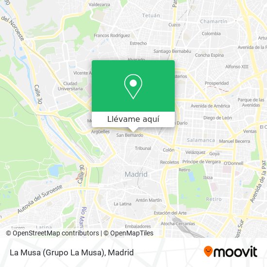 Mapa La Musa (Grupo La Musa)