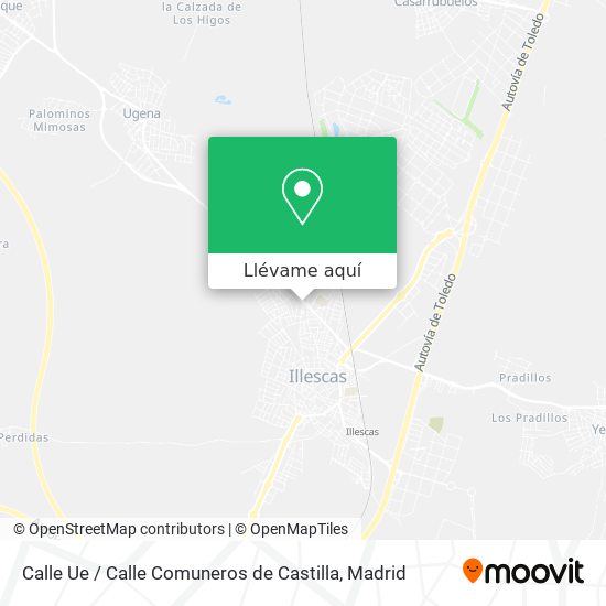 Mapa Calle Ue / Calle Comuneros de Castilla