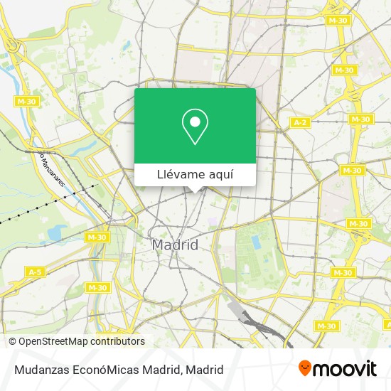 Mapa Mudanzas EconóMicas Madrid