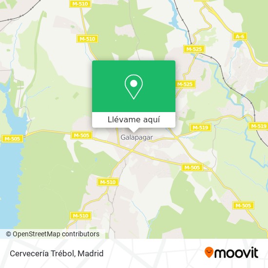 Mapa Cervecería Trébol