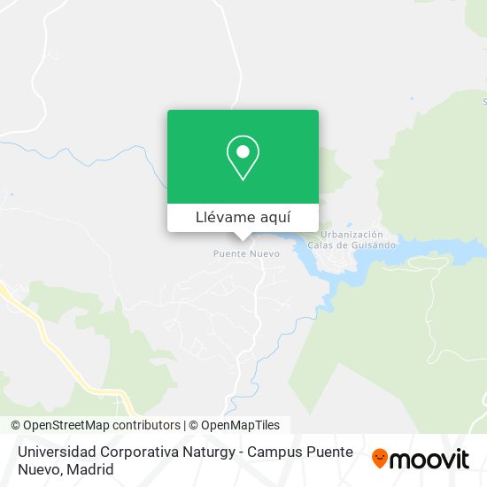 Mapa Universidad Corporativa Naturgy - Campus Puente Nuevo