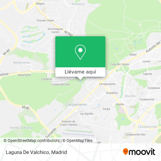 Mapa Laguna De Valchico