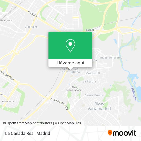 Mapa La Cañada Real