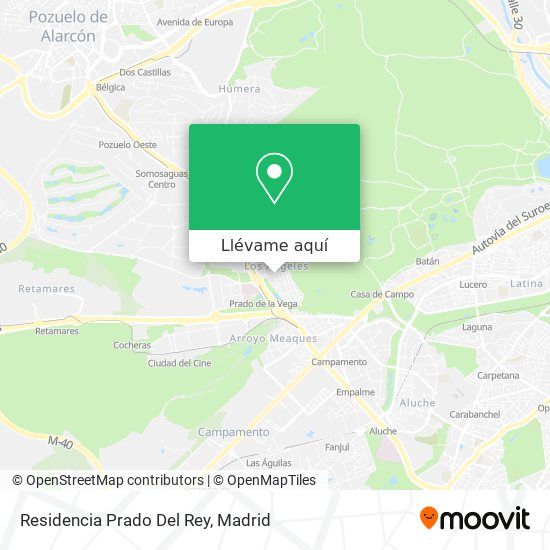 Mapa Residencia Prado Del Rey