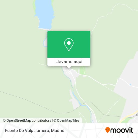 Mapa Fuente De Valpalomero